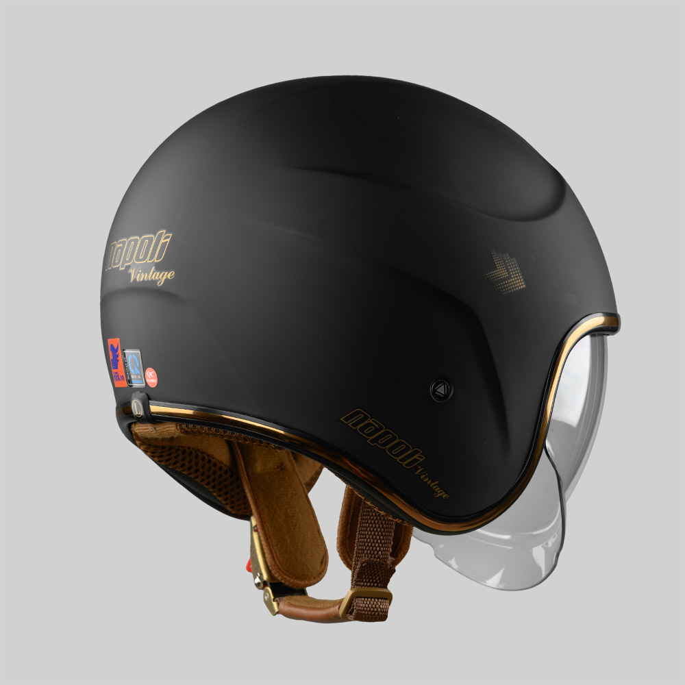 Mũ 3/4 Napoli N189 kính âm