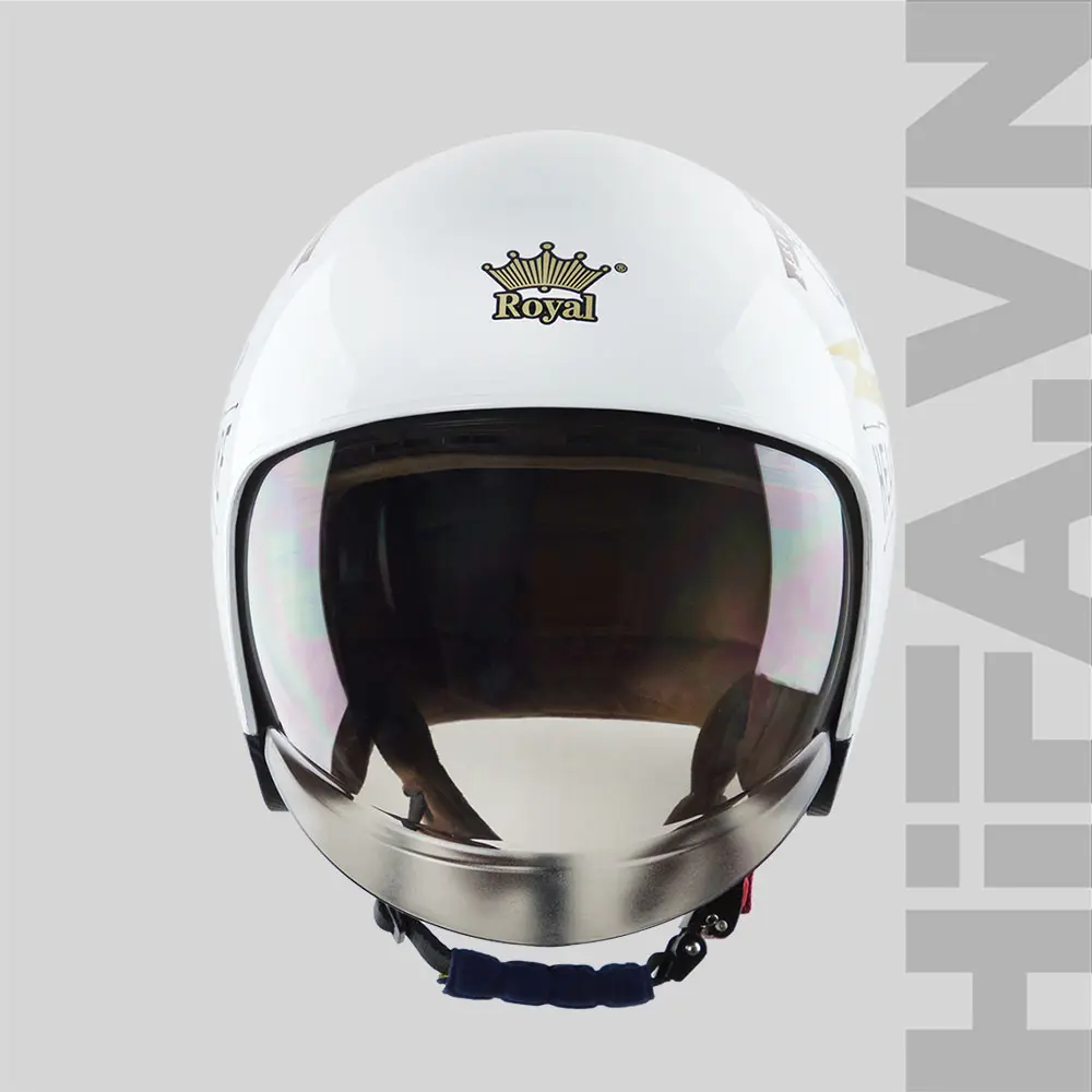 Royal-M139-Tem (30) Mũ 3/4 Royal M139