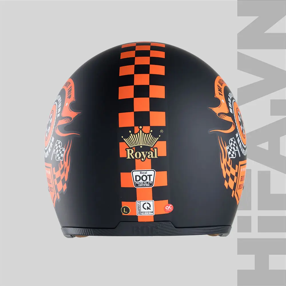 Royal-M139-Tem (49) Mũ 3/4 Royal M139