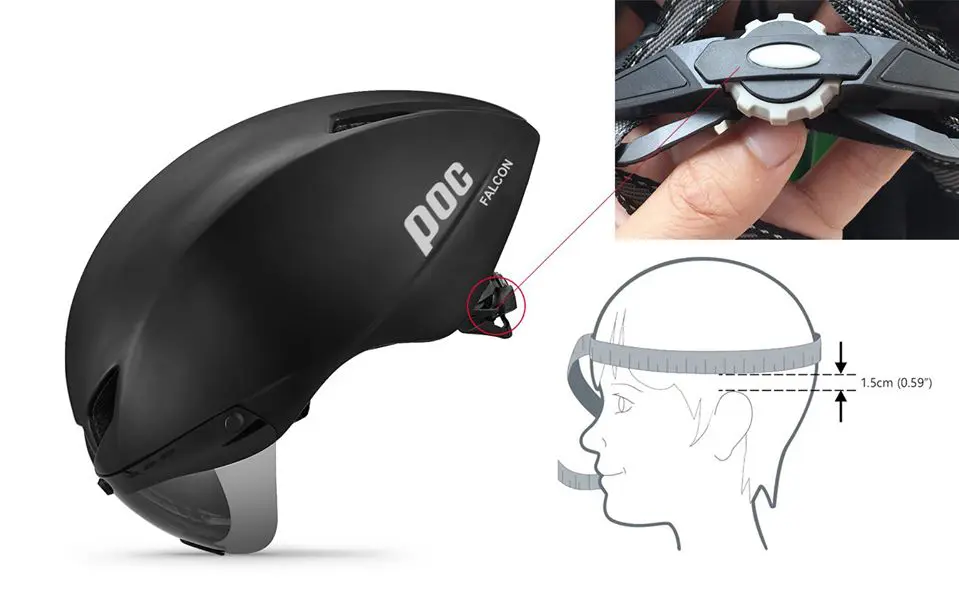 Mũ Bảo Hiểm Xe Đạp POC Falcon