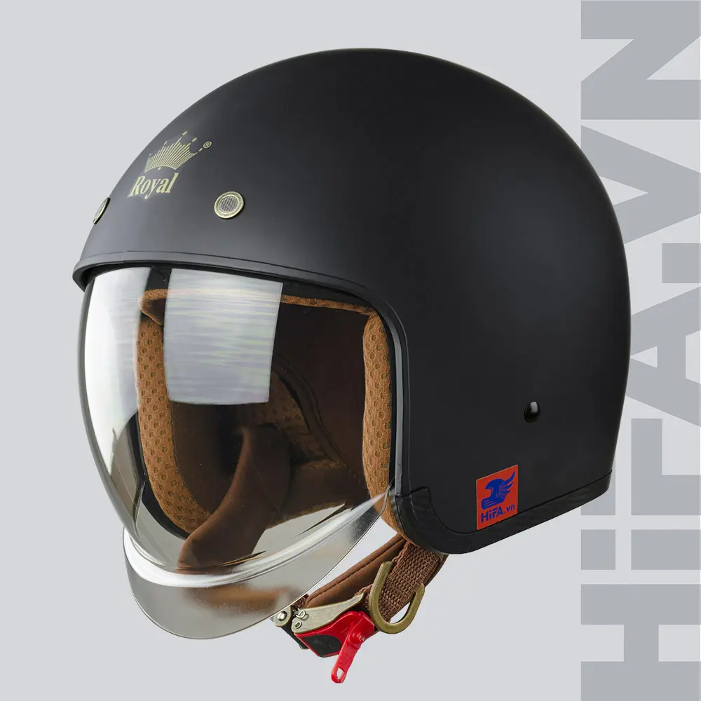 Royal-M139-Tron (25) Mũ 3/4 Royal M139