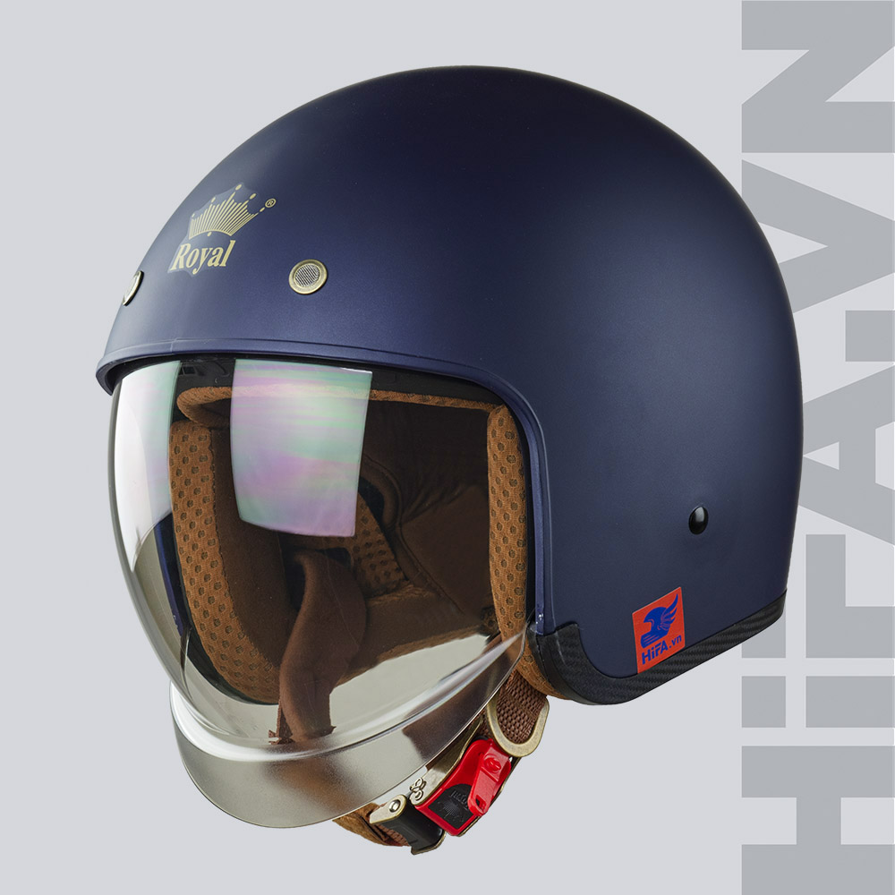 Royal-M139-Tron (4) Mũ 3/4 Royal M139