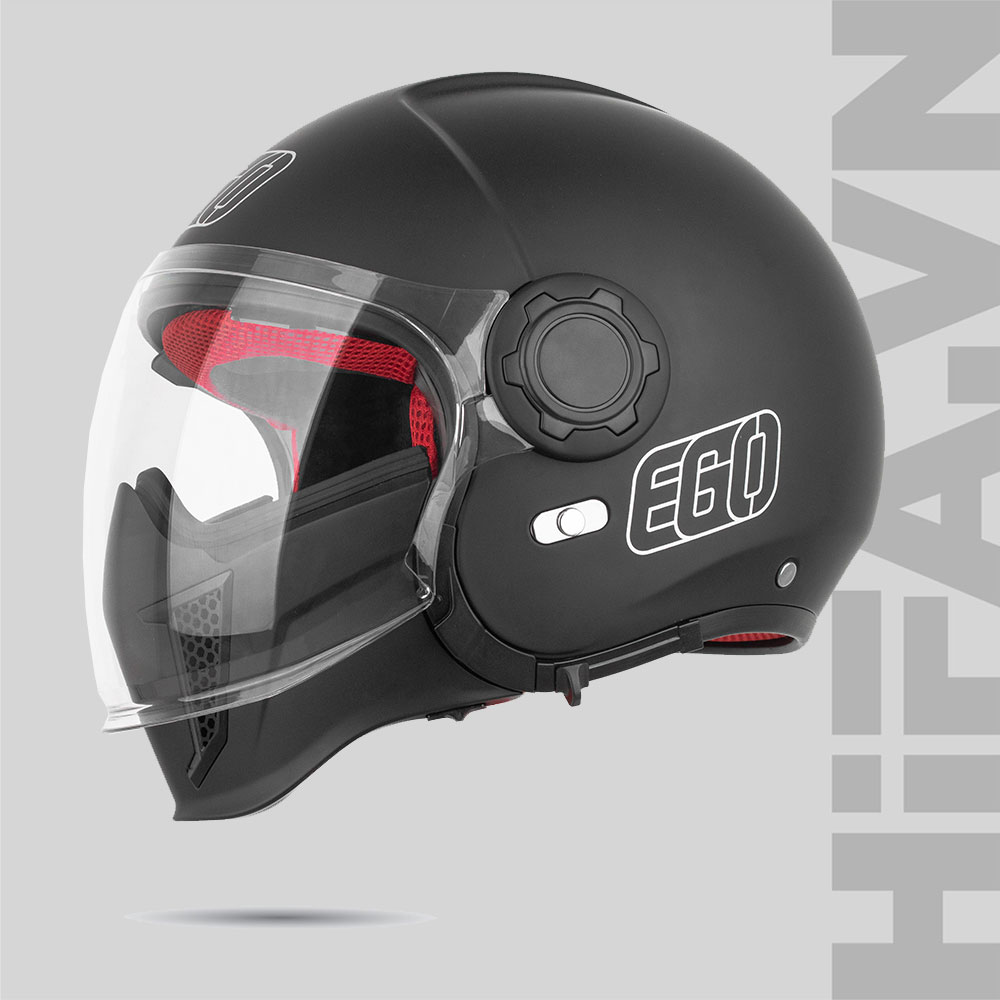 EGO-E-5-Matt-Back-5 Mũ 3/4 EGO E-5