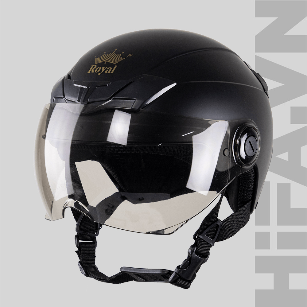 MŨ BẢO HIỂM NỬA ĐẦU ROYAL M153K CÓ KÍNH