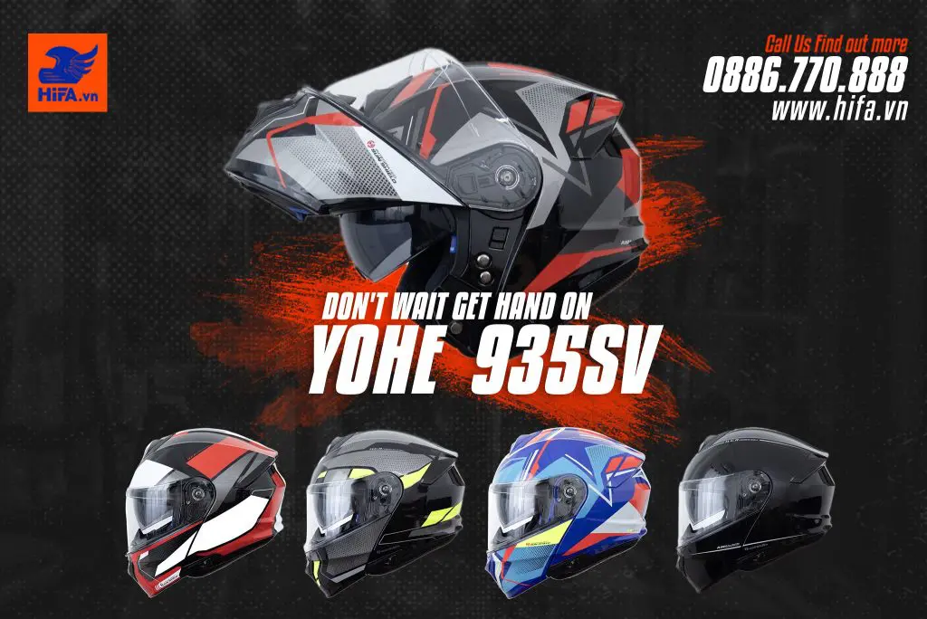 Mũ lật hàm Yohe 935SV
