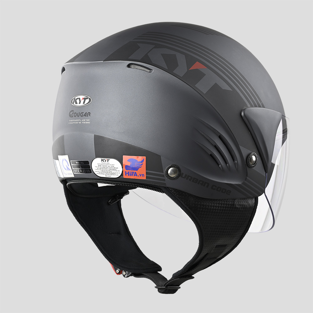 Mu-bao-hiem-KYT-Cougar (4) Mũ bao hiểm nửa đầu KYT