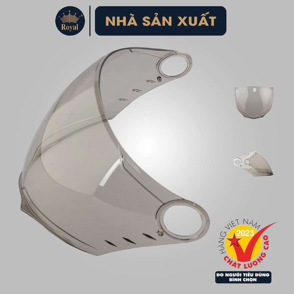 Kính Thay Thế Nón Bảo Hiểm 3/4 Royal XH01 - Royal M268