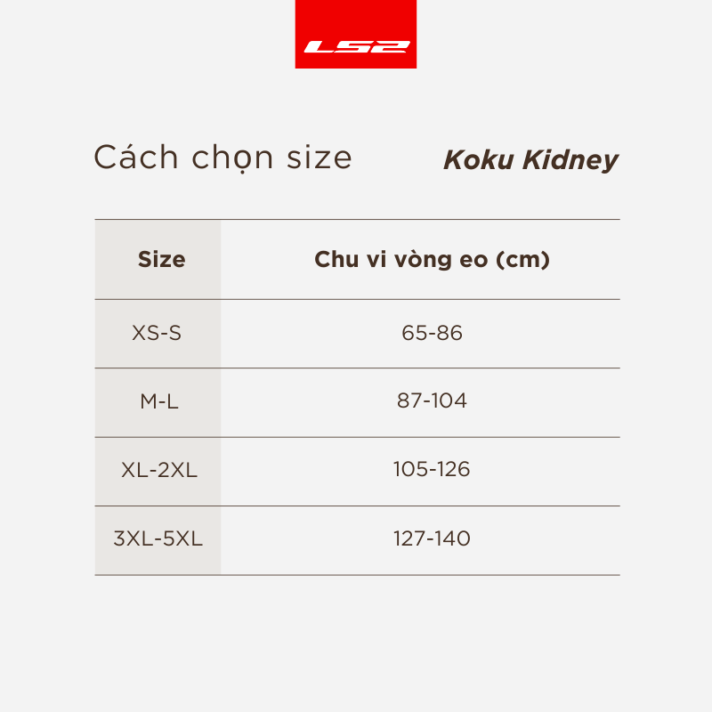 Đai bảo vệ LS2 Koku Kidney