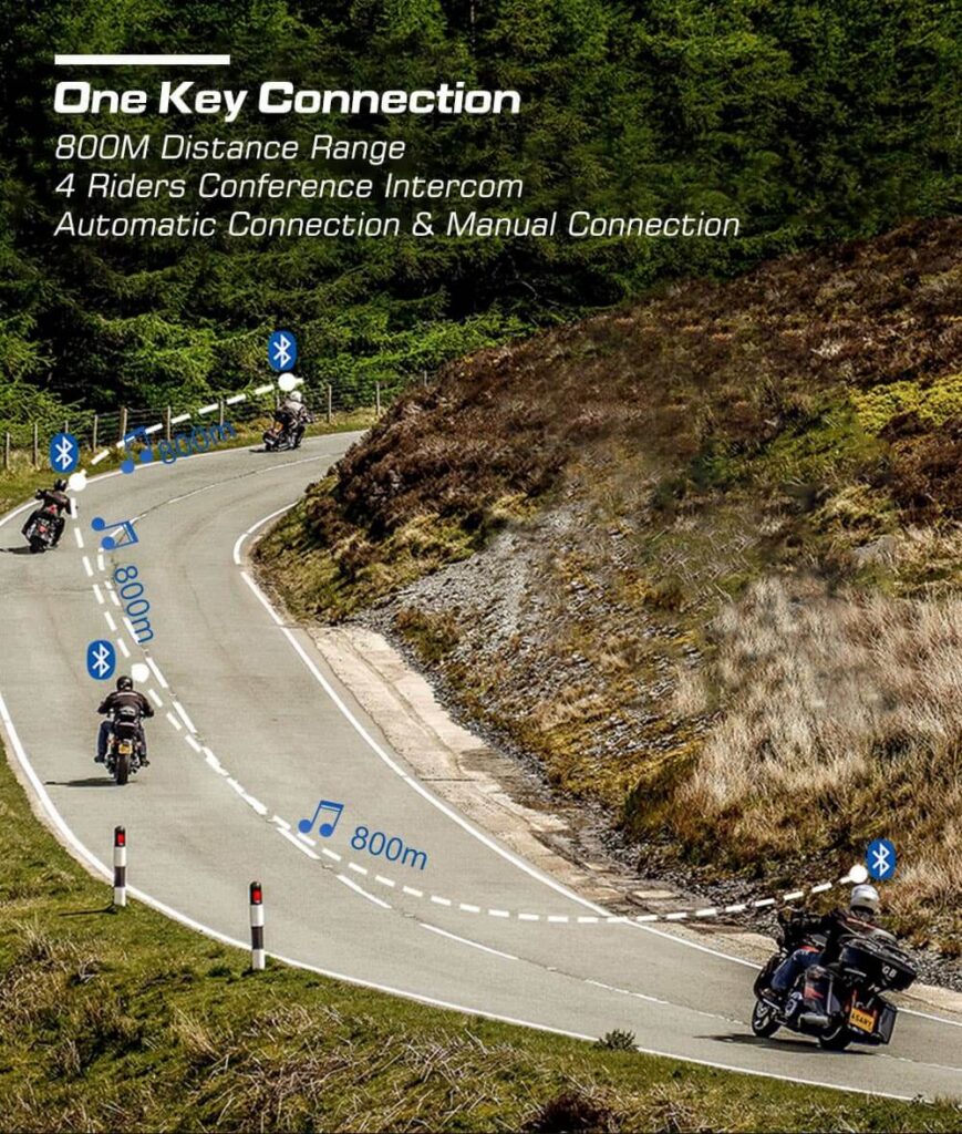 TAI NGHE BLUETOOTH CAMERA 2K INTERCOM SCS S-11 GẮN NÓN BẢO HIỂM