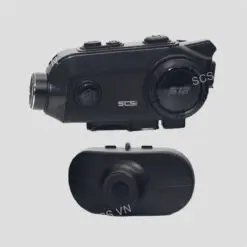 TAI NGHE BLUETOOTH INTERCOM SCS S12 GẮN NÓN BẢO HIỂM