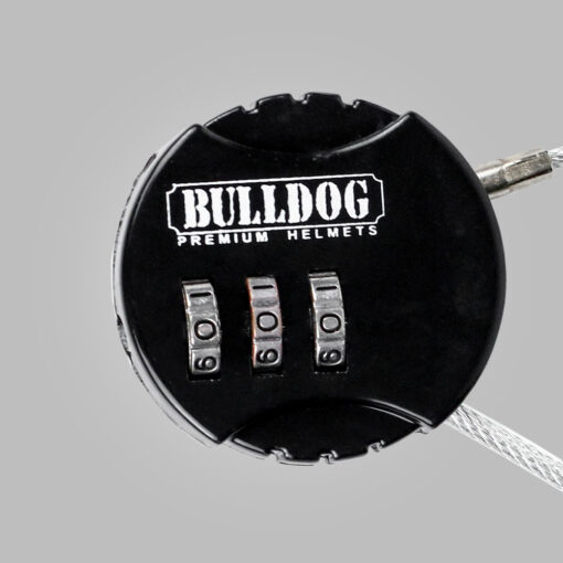 Khóa số Bulldog - khóa nón bảo hiểm