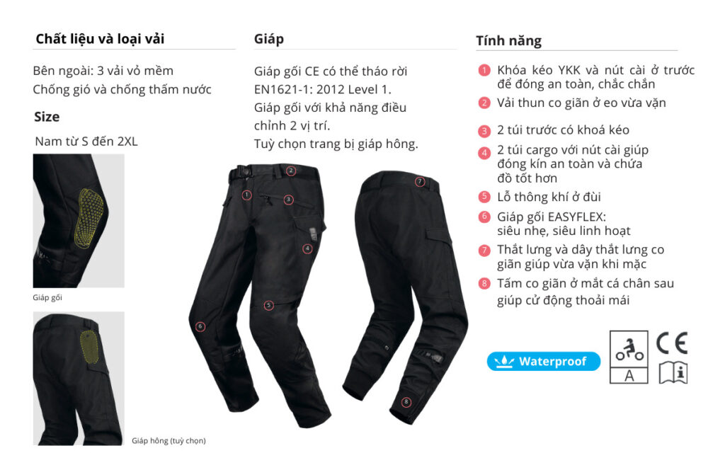 Quần Bảo Hộ LS2 Douglas Man