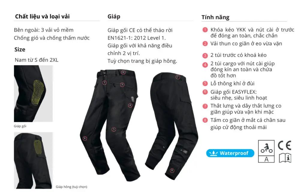 Quần Bảo Hộ LS2 Douglas Man