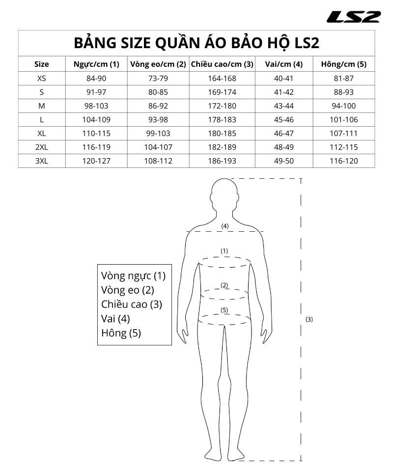 Quần Bảo Hộ LS2 Douglas Man - Size